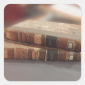Sticker Carré Livres anciens (Devant)
