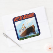 Sticker Carré Lloyd Sabaudo ~ Conte Biancamano (Enveloppe)