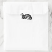 Sticker Carré Loaf Life, Édition Tabby (Sac)