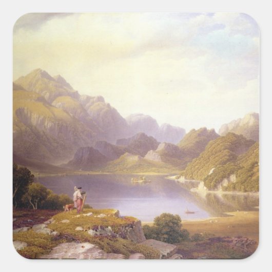 Sticker Carré Loch Katrine (Devant)