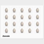 Sticker Carré l'oeuf parfait (Feuille)