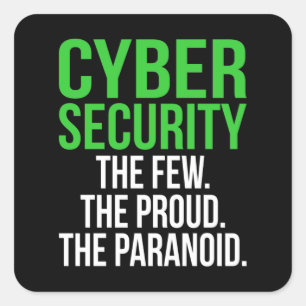 Sticker Carré Logiciel informatique informatique Cybersécurité