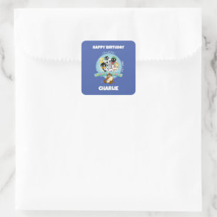 Sticker Carré Logo Baby LOONEY TUNES™   C'est fini les amis