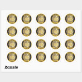 STICKER CARRÉ LOGO D'ASSISTANT PHYSICIEN PA (Feuille)