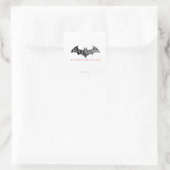 Sticker Carré Logo de Batman Arkham City (Sac)