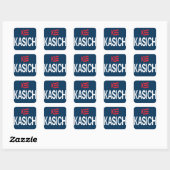 Sticker Carré Logo de Kasich (Feuille)