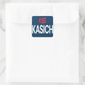 Sticker Carré Logo de Kasich (Sac)