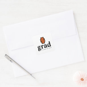 Sticker Carré Logo de l'Université d'État de l'Idaho