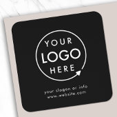 Sticker Carré Logo d'entreprise | Entreprise minimaliste