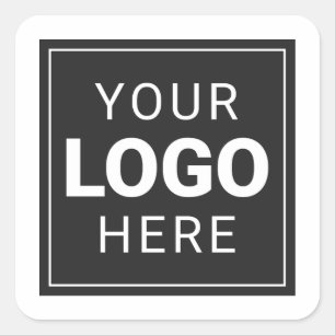 Sticker Carré Logo d'entreprise personnalisé