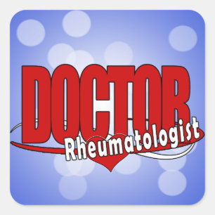 Sticker Carré LOGO DOCTEUR Reumatologue