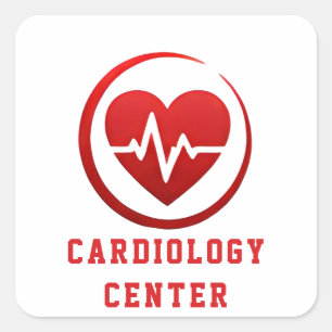 Sticker Carré ❤️ Logo du Centre de Cardiologie Clinique de soins