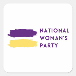 Sticker Carré Logo du National Woman's Party 1916