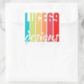 Sticker Carré Logo "LUCE69 DESIGNS" (Sac)