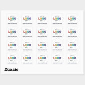 Sticker Carré Logo Marque (Feuille)