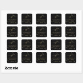 Sticker Carré Logo Monogram Business (Feuille)