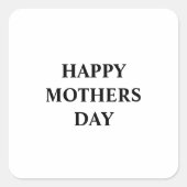 Sticker Carré Logo personnalisé simple et élégant ici société g (Devant)