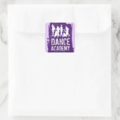 Sticker Carré Logo Silhouettes de l'Académie de danse (Sac)