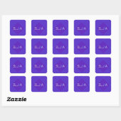 Sticker Carré Logo SLJ-VA (Feuille)