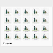 Sticker Carré L'oiseau dit 'tweet' (Feuille)