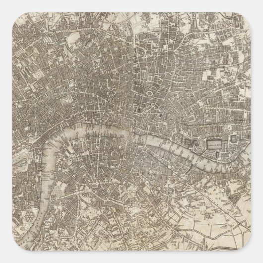 Sticker Carré Londres (Devant)