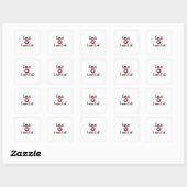Sticker Carré Loom 2 Loom Knit (Feuille)