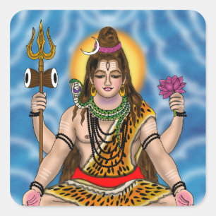 Sticker Carré Lord Shiva