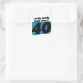 Sticker Carré Lordy Lordy a 40 ans (Sac)