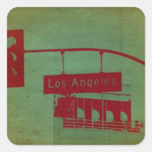 Sticker Carré Los Angeles Street