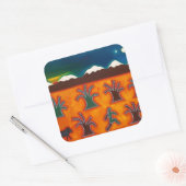 Sticker Carré Los Olivos en el Invierno 2010 (Enveloppe)