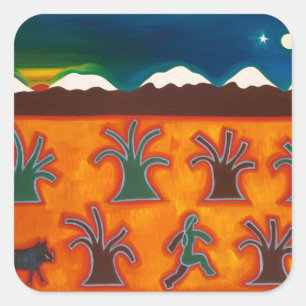 Sticker Carré Los Olivos en el Invierno 2010