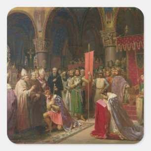 Sticker Carré Louis VII le Jeune, Roi de France