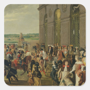 Sticker Carré Louis XIV devant la Grotte de Thétis