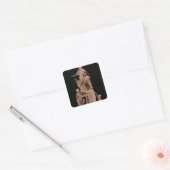 Sticker Carré Louis XV en tant qu'empereur romain (Enveloppe)