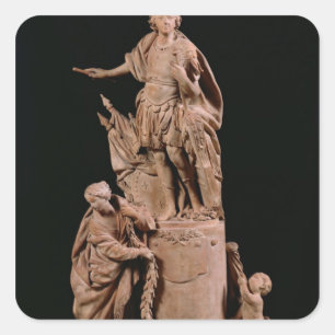 Sticker Carré Louis XV en tant qu'empereur romain