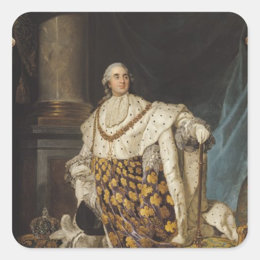 Sticker Carré Louis XVI dans Robes de couronnement, après 1774 (Devant)