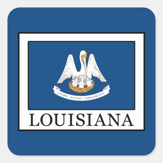 Sticker Carré Louisiane (Devant)