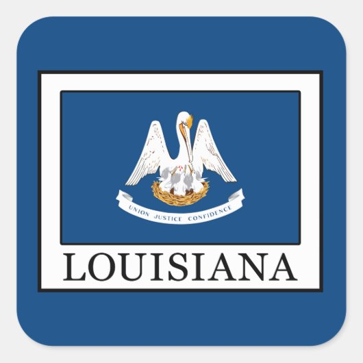 Sticker Carré Louisiane (Devant)