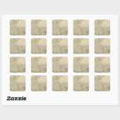 Sticker Carré Louisiane 3 (Feuille)