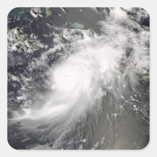 Sticker Carré L'ouragan Gustav sur Hispaniola (Devant)