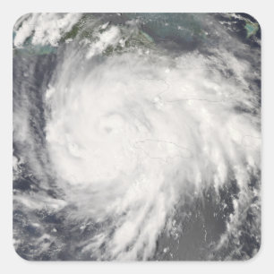 Sticker Carré L'ouragan Gustav sur la Jamaïque
