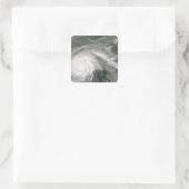 Sticker Carré L'ouragan Gustav sur la Louisiane (Sac)