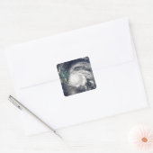 Sticker Carré L'ouragan Ike sur Cuba, Hispaniola (Enveloppe)