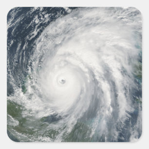 Sticker Carré L'ouragan Wilma sur le Mexique