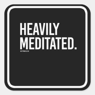 Sticker Carré Lourdement Méditée - Fitness Yoga -.png