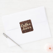 Sticker Carré Louveur de café (Enveloppe)