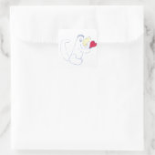Sticker Carré Love Bug (Sac)