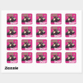 Sticker Carré LOVE × CHIMPANZEE  - Custom (Feuille)