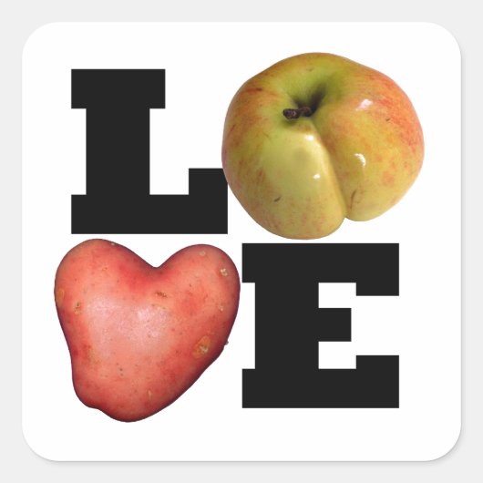 Sticker Carré LOVE Collection (Devant)