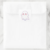 Sticker Carré Love Ghost – Kawaii & Adorable! (Sac)